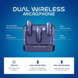 LSR LORESO Wireless Lavalier Microphone Set for iPhone and iPad Vlogging, Podcasting, YouTube and Interview Audio Video Recording with Clip-On Lapel Mics