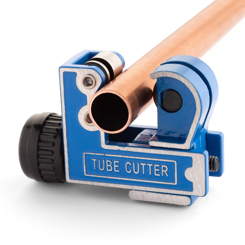 LORESO Mini Copper Pipe Tubing Cutter - Mini Tube Cutter for Copper Brass Aluminum, Thin Stainless Steel for 1/8 to 1 1/8 (3-28mm) OD Pipes )